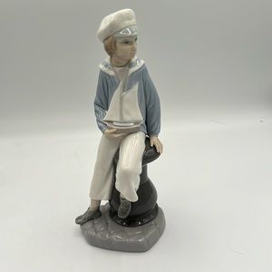 Lladro “Boy with Yacht”